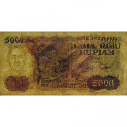 Indonésie - Pick 120a - 5'000 rupiah - 1980 - Etat : B+