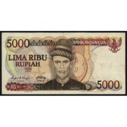 Indonésie - Pick 125a - 5'000 rupiah - 1986 - Etat : TTB