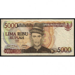 Indonésie - Pick 125a - 5'000 rupiah - 1986 - Etat : TB
