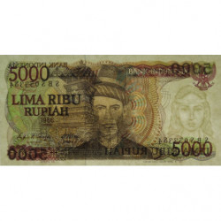 Indonésie - Pick 125a - 5'000 rupiah - 1986 - Etat : SPL