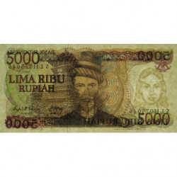 Indonésie - Pick 125a - 5'000 rupiah - 1986 - Etat : SUP