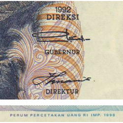 Indonésie - Pick 129g- 1'000 rupiah - 1998 - Etat : NEUF