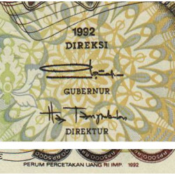 Indonésie - Pick 130a - 5'000 rupiah - 1992 - Etat : NEUF