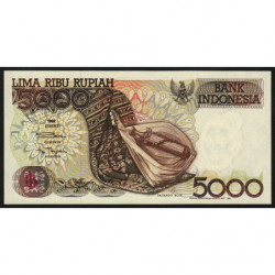 Indonésie - Pick 130b - 5'000 rupiah - 1993 - Etat : NEUF