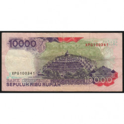Indonésie - Pick 131cr (remplacement) - 10'000 rupiah - 1994 - Etat : TB+