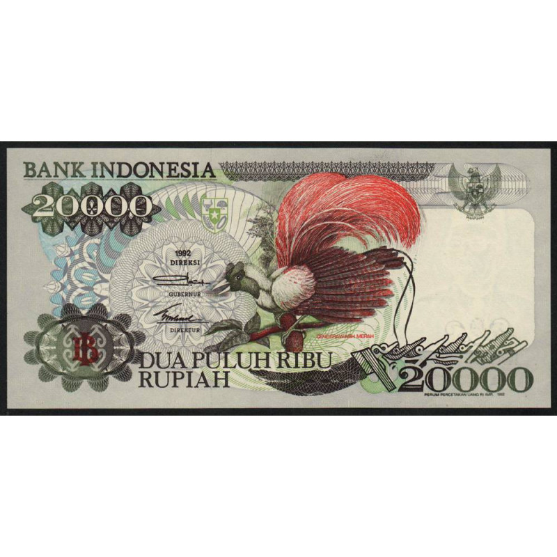 Indonésie - Pick 132a - 20'000 rupiah - Série NAE - 1992/1992 - Etat : NEUF