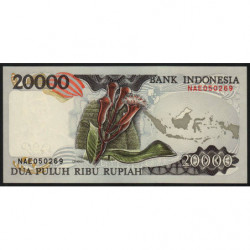 Indonésie - Pick 132a - 20'000 rupiah - Série NAE - 1992/1992 - Etat : NEUF