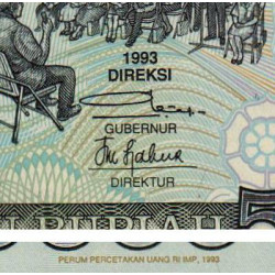 Indonésie - Pick 133ar (remplacement) - 50'000 rupiah - 1993 - Etat : NEUF