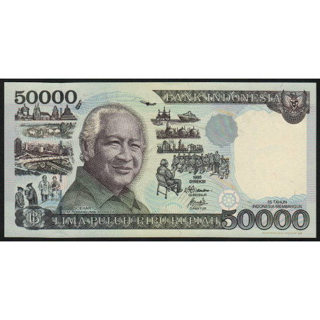Indonésie - Pick 136b - 50'000 rupiah - 1996 - Etat : NEUF