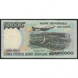 Indonésie - Pick 136d - 50'000 rupiah - 1998 - Etat : TB+
