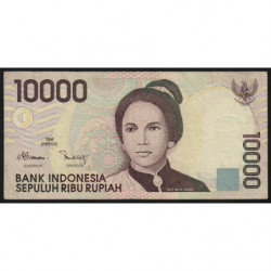 Indonésie - Pick 137a - 10'000 rupiah - 1998 - Etat : TB
