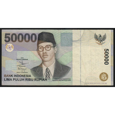 Indonésie - Pick 139b - 50'000 rupiah - 2000 - Etat : TB+