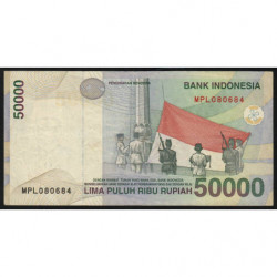 Indonésie - Pick 139b - 50'000 rupiah - 2000 - Etat : TB+