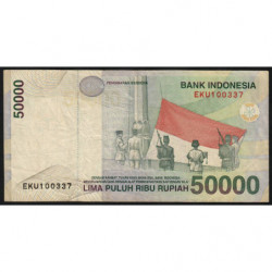 Indonésie - Pick 139d - 50'000 rupiah - 2002 - Etat : TB