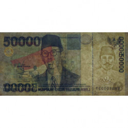 Indonésie - Pick 139d - 50'000 rupiah - 2002 - Etat : TB