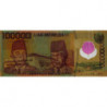 Indonésie - Pick 140 - 100'000 rupiah - 1999 - Polymère - Etat : TB+