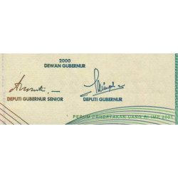 Indonésie - Pick 141b - 1'000 rupiah - Série CKZ - 2000/2001 - Etat : NEUF