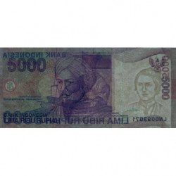 Indonésie - Pick 142b - 5'000 rupiah - Série LNO - 2001/2002 - Etat : NEUF