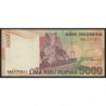 Indonésie - Pick 142c - 5'000 rupiah - Série QAL - 2001/2003 - Etat : NEUF