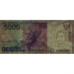 Indonésie - Pick 142g - 5'000 rupiah - Série EFR - 2001/2007 - Etat : NEUF
