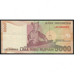 Indonésie - Pick 142k - 5'000 rupiah - Série LKL - 2001/2011 - Etat : TTB