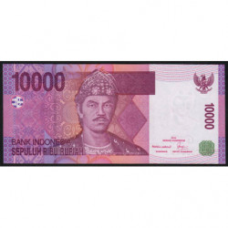 Indonésie - Pick 143a - 10'000 rupiah - Série EAQ - 2005/2005 - Etat : NEUF