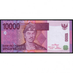 Indonésie - Pick 143b - 10'000 rupiah - Série HBS - 2005/2006 - Etat : SPL