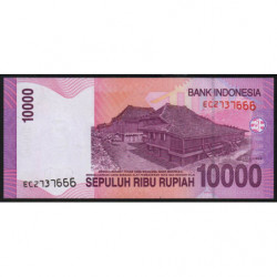 Indonésie - Pick 143c - 10'000 rupiah - Série ECZ - 2005/2007 - Etat : NEUF