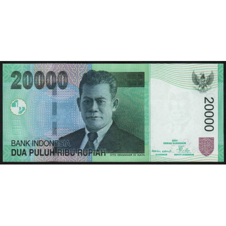 Indonésie - Pick 144b - 20'000 rupiah - Série AUU - 2004/2005 - Etat : NEUF