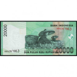 Indonésie - Pick 144b - 20'000 rupiah - Série AUU - 2004/2005 - Etat : NEUF