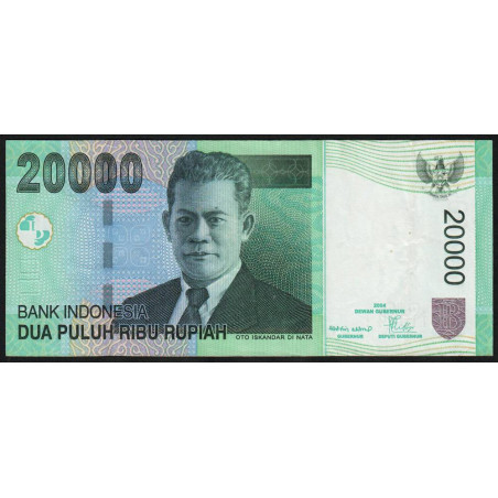 Indonésie - Pick 144e - 20'000 rupiah - Série SCG - 2004/2008 - Etat : TTB+