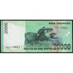 Indonésie - Pick 144e - 20'000 rupiah - Série SCG - 2004/2008 - Etat : TTB+