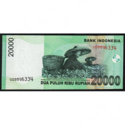 Indonésie - Pick 144f - 20'000 rupiah - Série UDB - 2004/2009 - Etat : NEUF