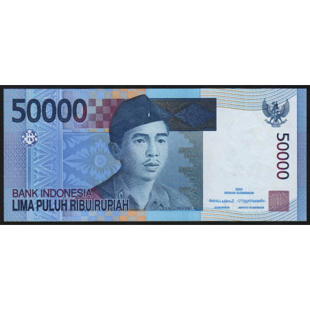 Indonésie - Pick 145b - 50'000 rupiah - Série HBE - 2005/2006 - Etat : NEUF