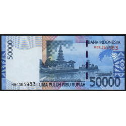 Indonésie - Pick 145b - 50'000 rupiah - Série HBE - 2005/2006 - Etat : NEUF