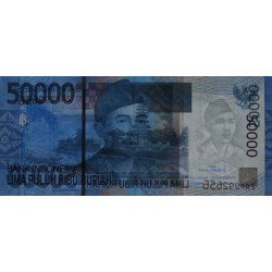 Indonésie - Pick 145b - 50'000 rupiah - Série ZAF - 2005/2006 - Etat : SUP