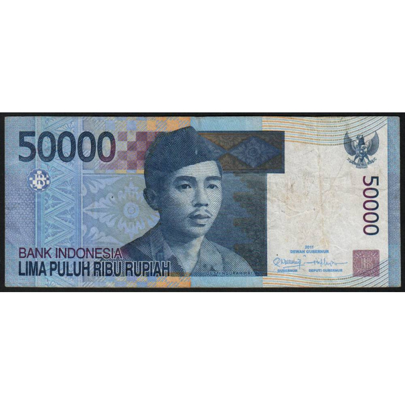 Indonésie - Pick 145g - 50'000 rupiah - Série ZNT - 2005/2011 - Etat : TB-