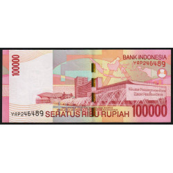 Indonésie - Pick 146c - 100'000 rupiah - Série YAP - 2004/2006 - Etat : SUP