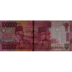 Indonésie - Pick 146c - 100'000 rupiah - Série YAP - 2004/2006 - Etat : SUP