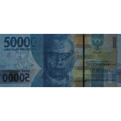 Indonésie - Pick 159c_2 - 50'000 rupiah - Série UFD - 2016/2018 - Etat : NEUF
