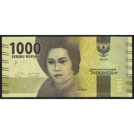 Indonésie - Pick 154b - 1'000 rupiah - Série DAN - 2016/2017 - Etat : NEUF
