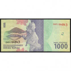 Indonésie - Pick 154b - 1'000 rupiah - Série DAN - 2016/2017 - Etat : NEUF