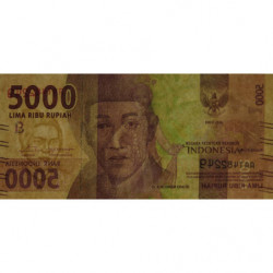 Indonésie - Pick 156a - 5'000 rupiah - Série AAT - 2016/2016 - Etat : NEUF