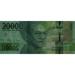Indonésie - Pick 158b - 20'000 rupiah - Série GBO - 2016/2017 - Etat : NEUF