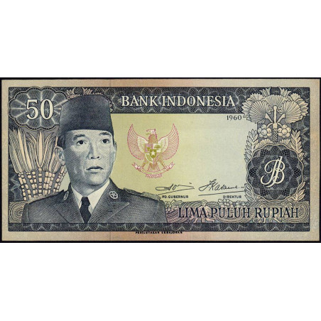 Indonésie - Pick 85b - 50 rupiah - 1960 - Etat : NEUF