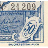 Auch (Gers) - Pirot 15-24 - 50 centimes - Série O - 02/03/1921 - Etat : SPL