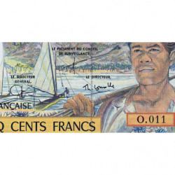 Territoire Français du Pacifique - Pick 1e - 500 francs - Série O.011 - 2004 - Etat : NEUF