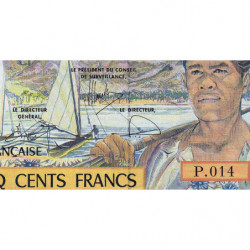 Territoire Français du Pacifique - Pick 1f - 500 francs - Série P.014 - 2008 - Etat : NEUF