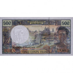 Territoire Français du Pacifique - Pick 1d - 500 francs - Série Z.009 - 2001 - Etat : NEUF