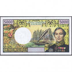 Territoire Français du Pacifique - Pick 3i - 5'000 francs - Série R.016 - 2010 - Etat : NEUF